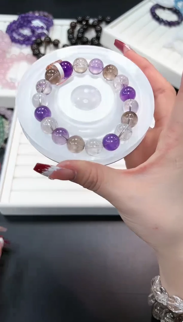 【闪购商品】水晶手串未镶嵌44d多样性发其一/1条默认微瑕