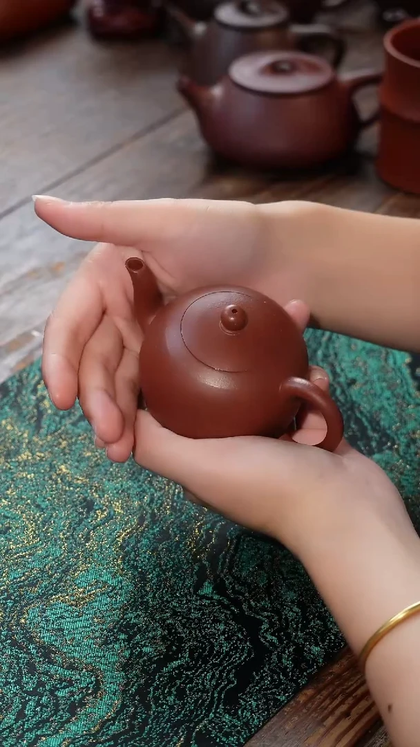 茶壶紫砂朱泥美人肩
