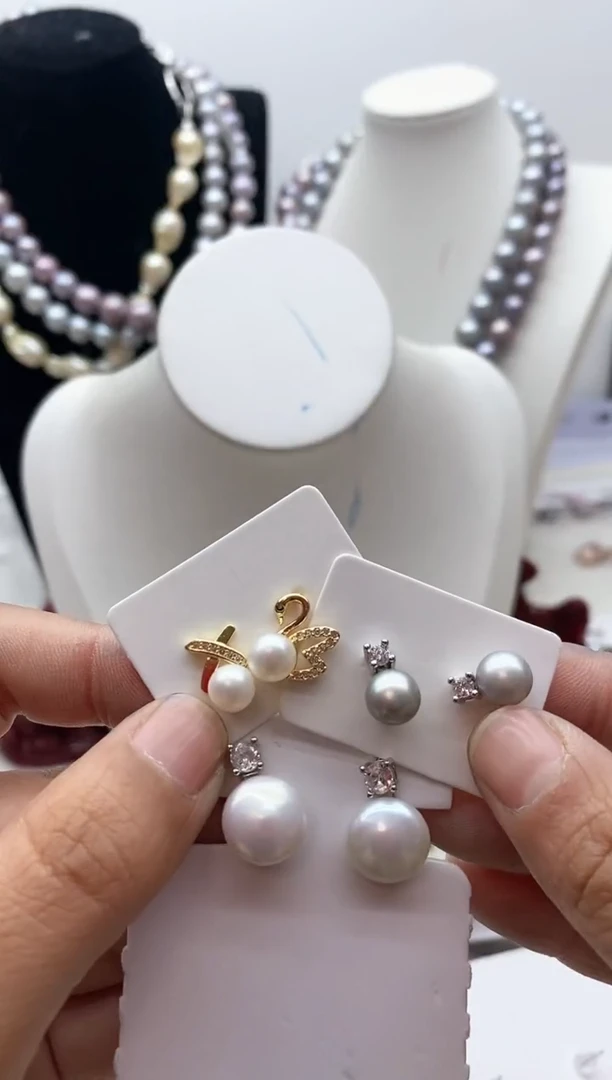 【闪购商品】淡水珍珠颈饰钛钢104