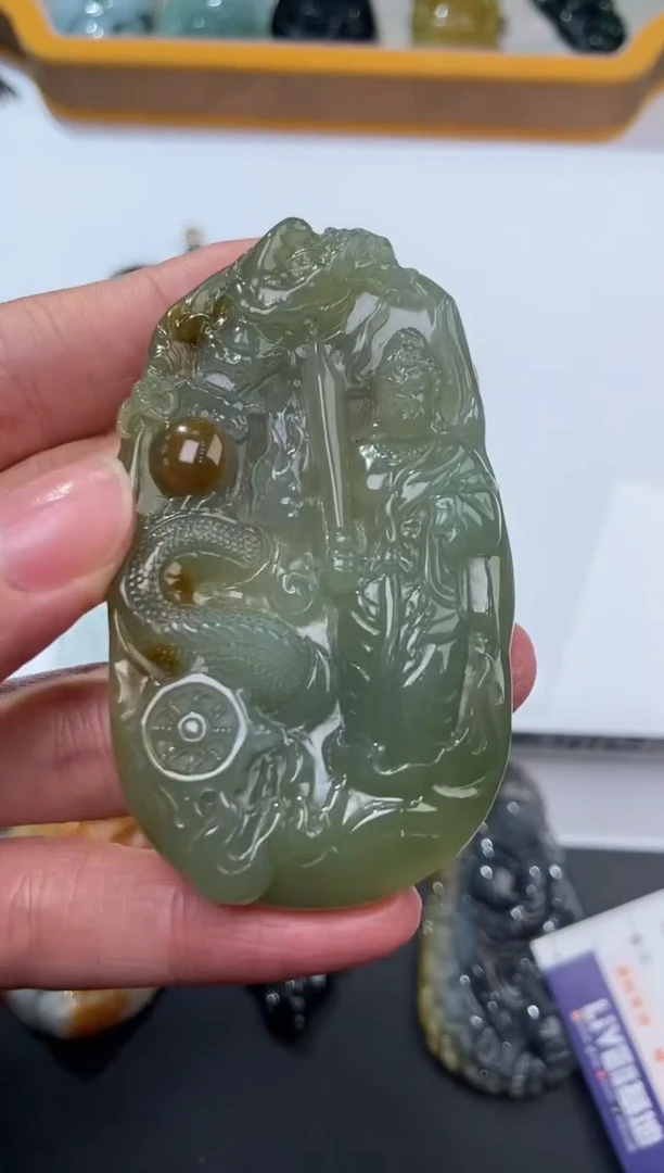 未镶嵌挂件翡翠371563  多人