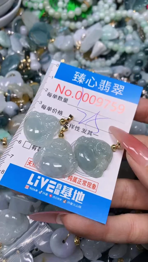【闪购商品】翡翠颈饰未镶嵌含绳0009759