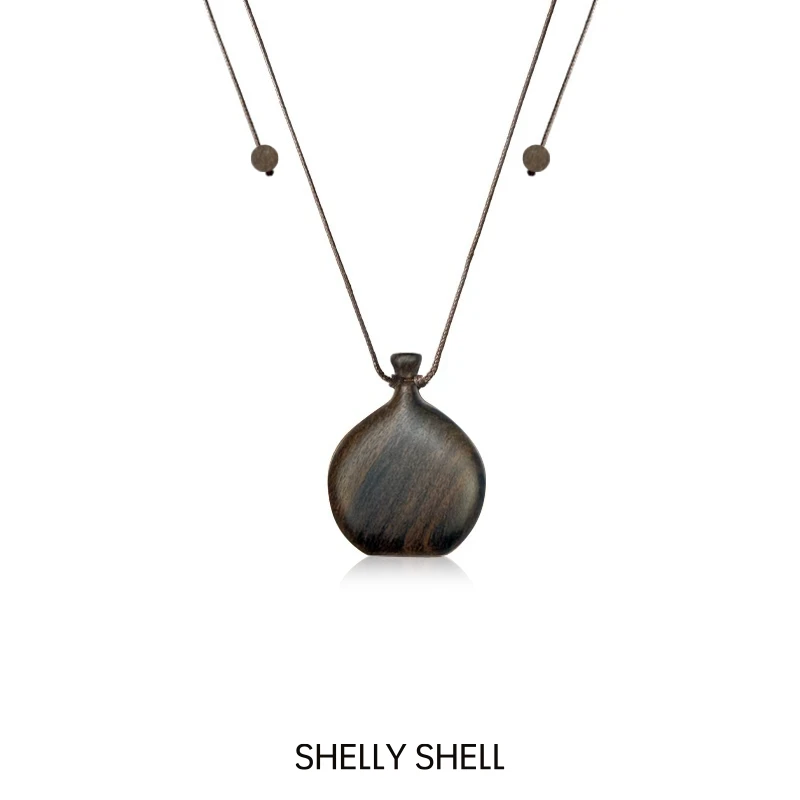 Shelly Shell 非金属棉绳项链 林间木醉项链 小众设计时尚