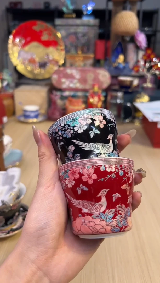 181灵羽和鸣主人杯-红/黑