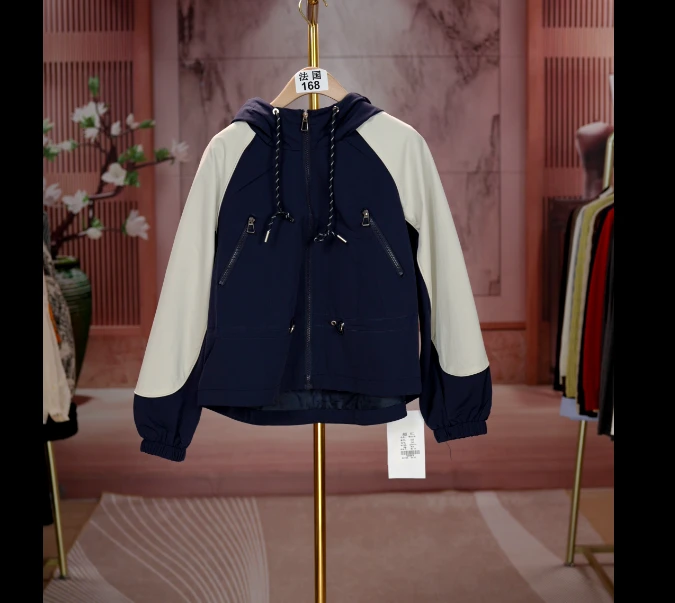 168【外套】秋季立领防风休闲外套女士