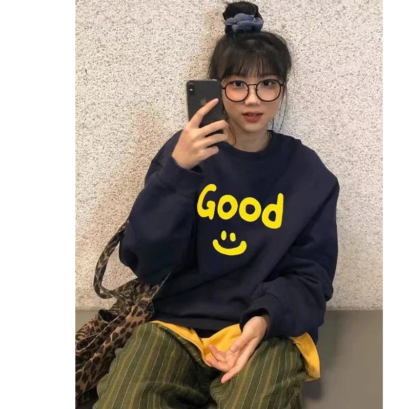 需要一个亿！阿饱169z！God圆领加绒卫衣男女同款百搭