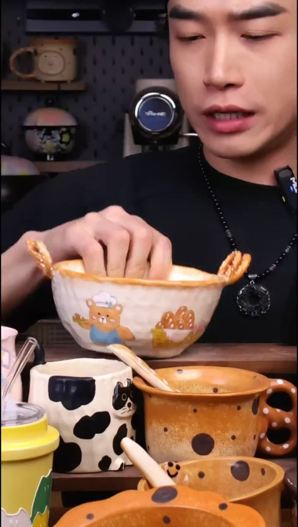 碗景德镇可爱设计师款陶瓷