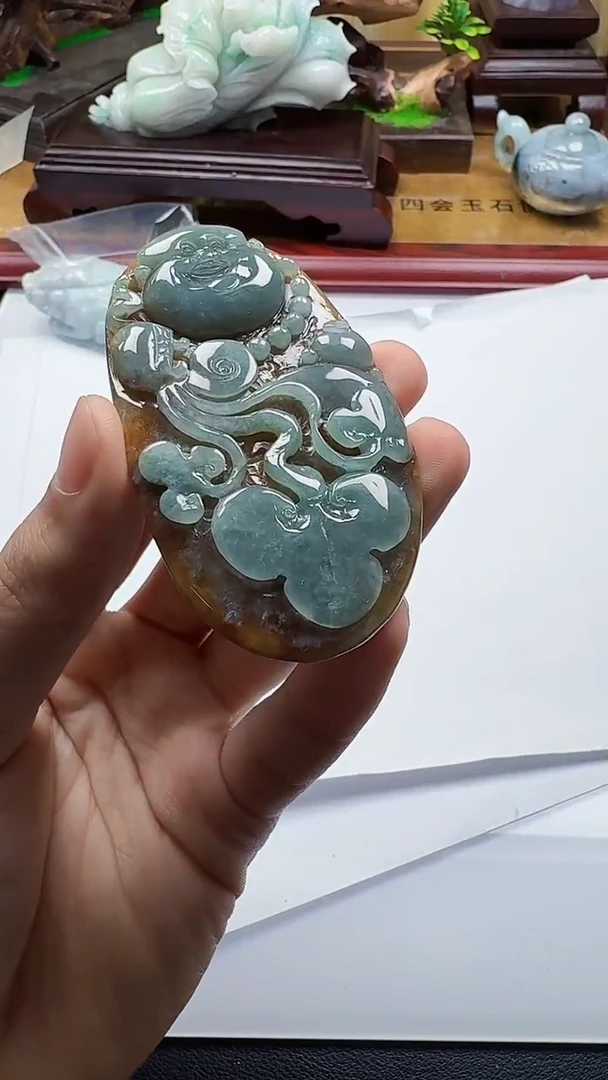 吊坠(不含链)未镶嵌翡翠1