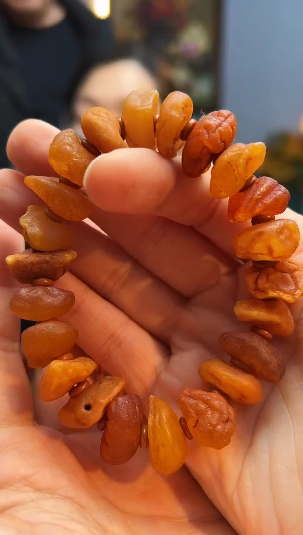 手链琥珀未镶嵌手串