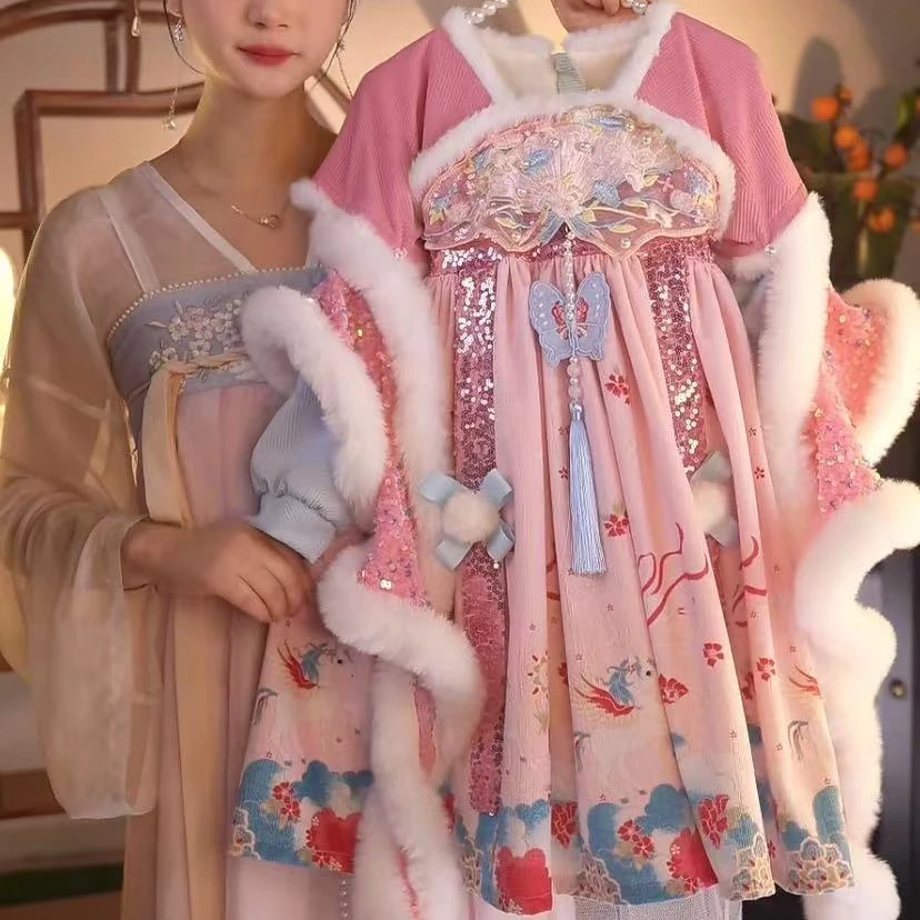 【桃意绵绵】仙子系列2024新款女童国风仙气仙女中国风汉服裙1