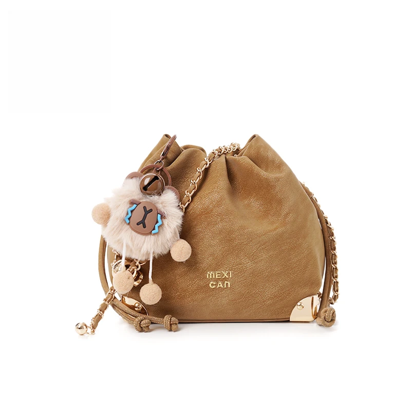 Mexican/稻草人2025冬季新款时尚百搭出街搭配单肩斜挎铆钉包