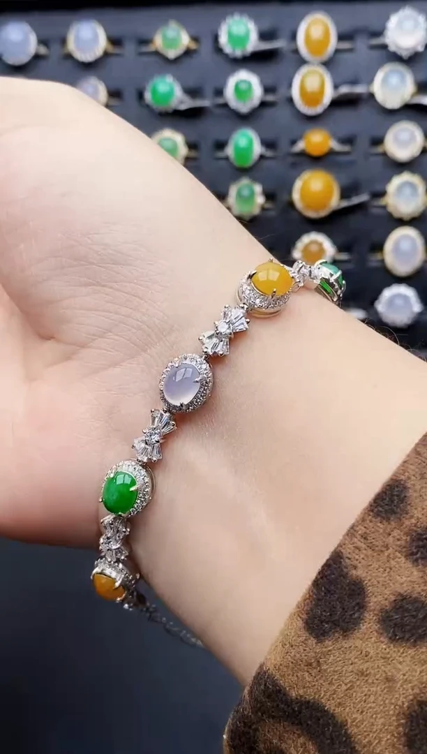 银S925镶嵌戒指翡翠1041