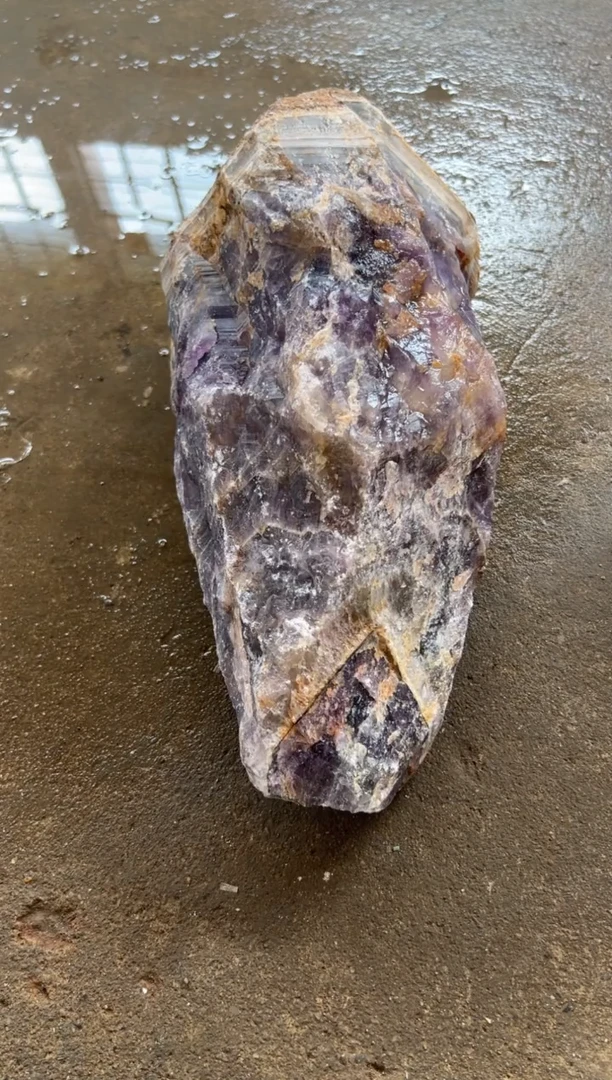 紫晶珠宝半成品未镶嵌彬天然紫水晶原石拍7单99发1