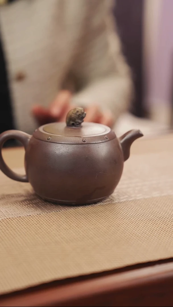 原矿天青柴烧大瑕石鼓21