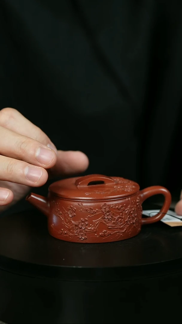 茶壶紫砂王*H2255陈春芬梅花小汉瓦