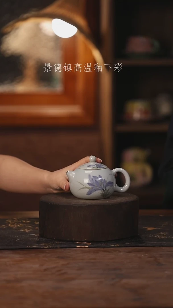 陶瓷景德镇高温釉下手绘陶瓷510