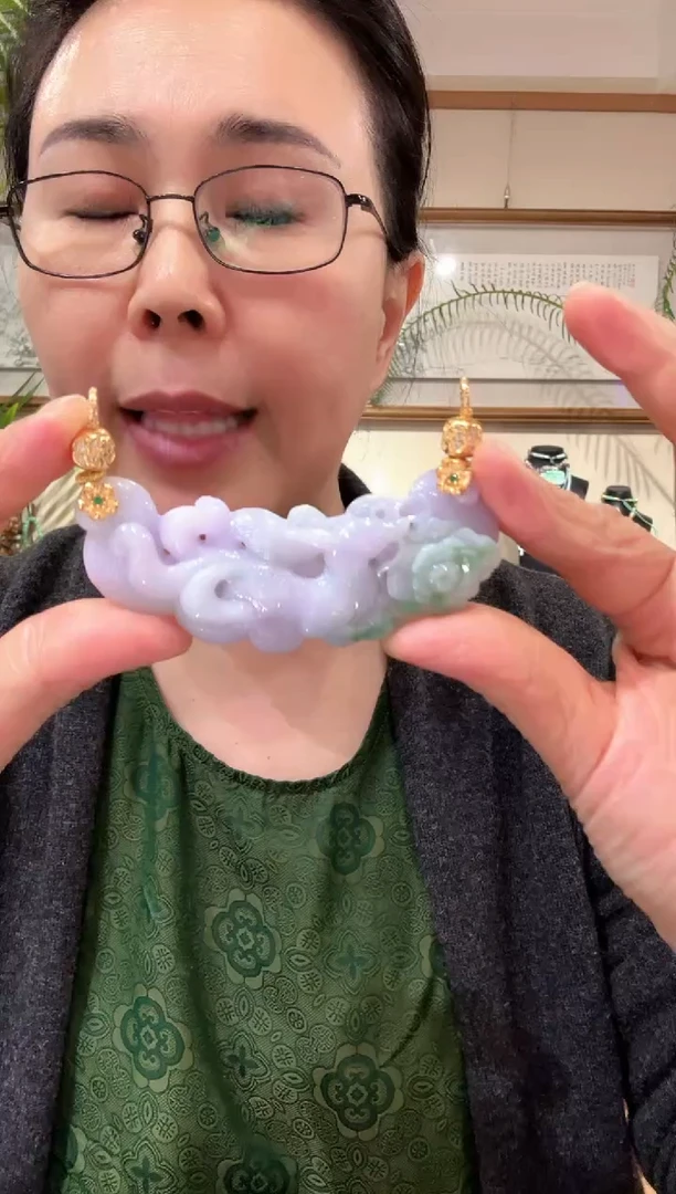 【闪购商品】翡翠颈饰未镶嵌国风