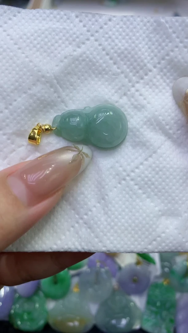 颈饰未镶嵌翡翠天然缅甸A货翡翠