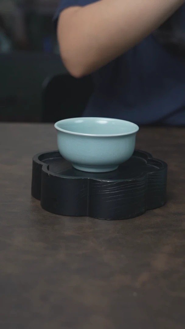 炉式杯（王国奇手签专属器型）（天青）