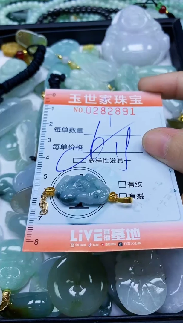 翡翠未镶嵌颈饰闪购0282891多样性发其一
