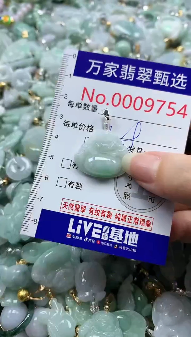 吊坠(不含链)未镶嵌翡翠9754