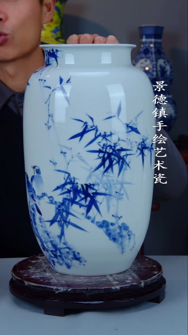 摆件陶瓷景德镇手工手绘陶瓷摆件22