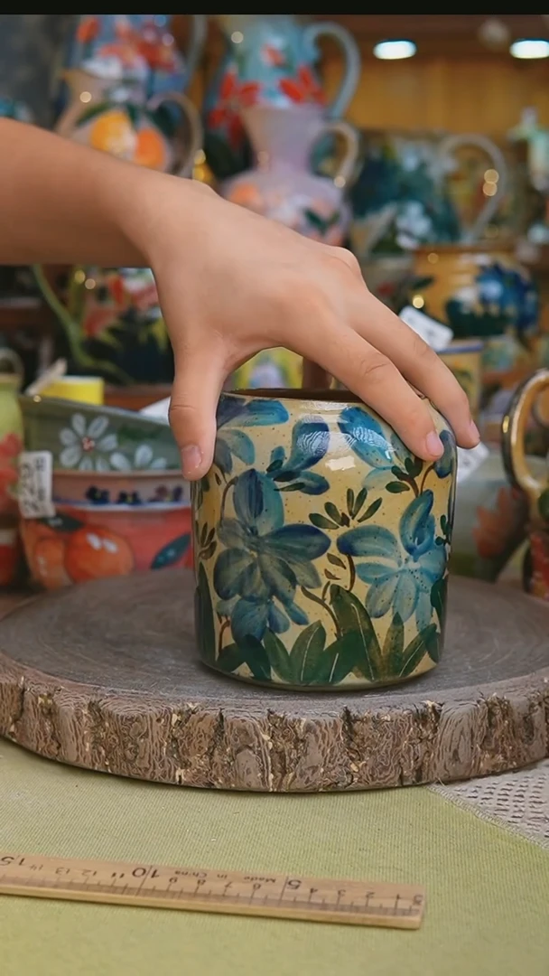 手绘手工陶瓷233景德镇手工高温釉下彩