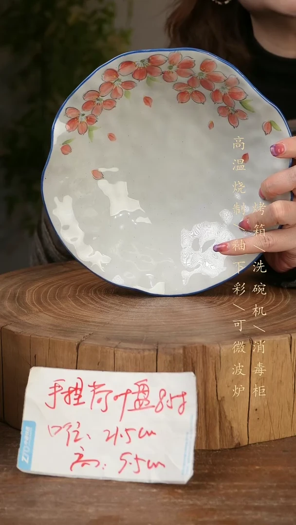 碗瓷景德镇手工手绘高温瓷釉下彩