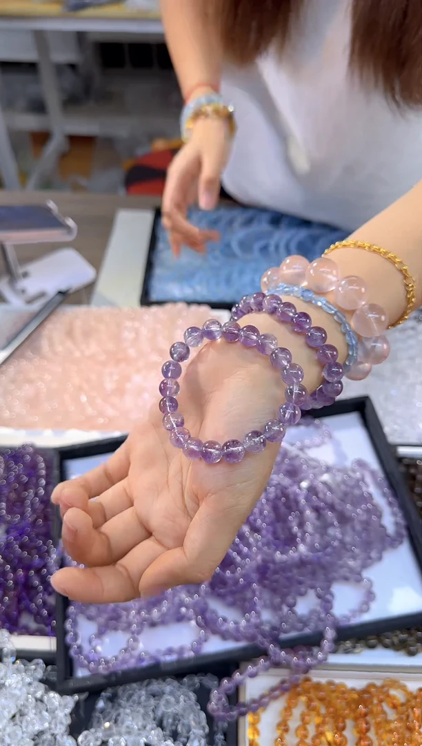 【闪购商品】水晶手串未镶嵌315/多样性发其一/卡9