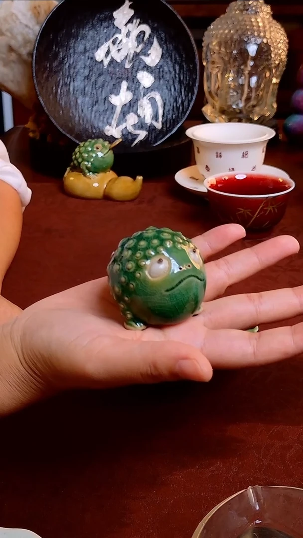 【手工金蟾茶宠 】