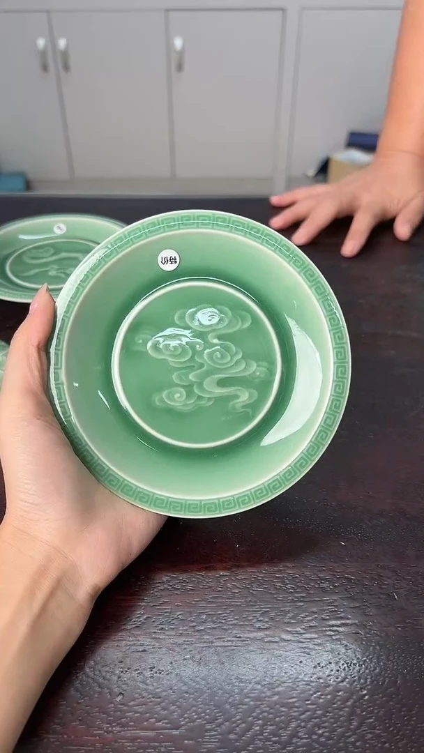 龙泉云间青瓷小米茶器