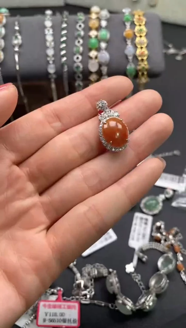 【闪购商品】翡翠戒指银S925镶嵌1111111111    2