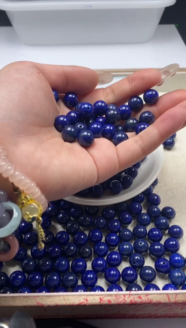 【闪购商品】玛瑙/玉髓颈饰未镶嵌w239青*金石10mm*20颗