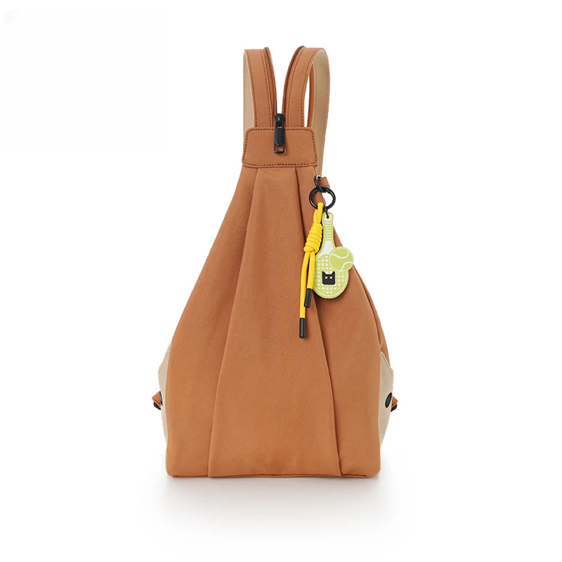 NOXXON防盗简约风双肩斜挎包布包运动水桶包肩包休闲单肩轻便0007