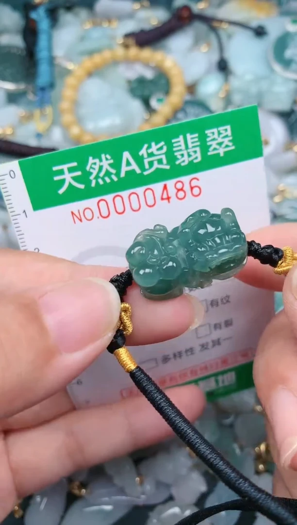 翡翠未镶嵌颈饰.0000486