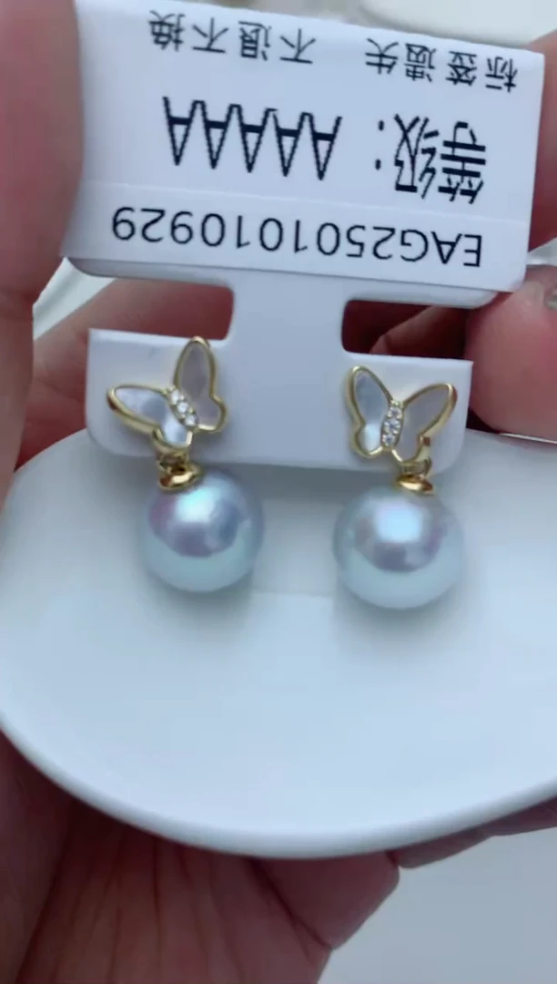 【闪购商品】淡水珍珠耳饰银S925镶嵌w26