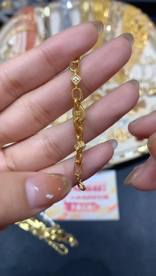 手链18K金延长链A1|688
