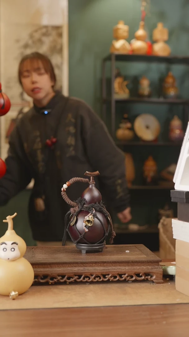 【闪购商品】286号精品天然大漆工艺防渗内胆酒葫芦~