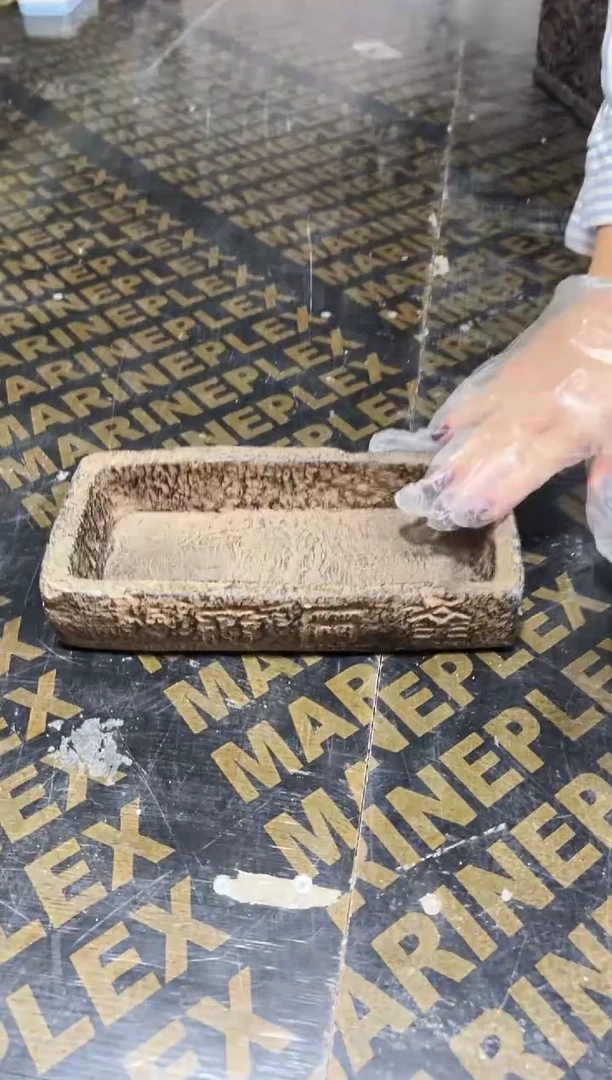 陶土【火山泥】金石坯汉砖盆