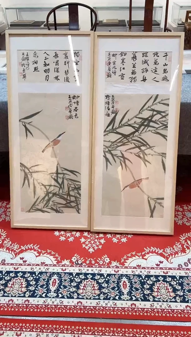 书法莫痴国画展品