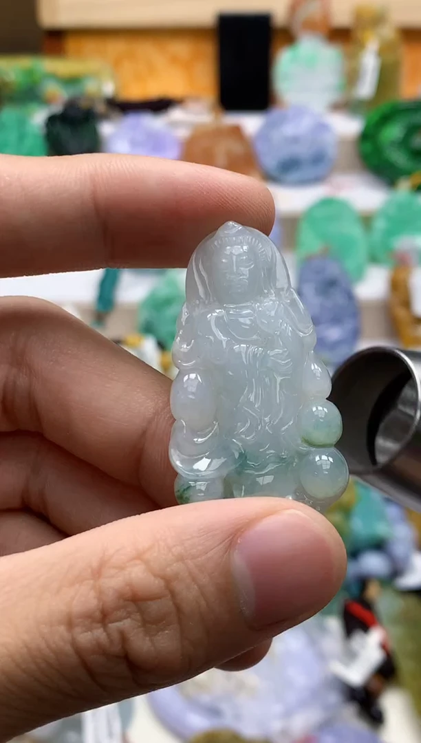 颈饰未镶嵌翡翠天然A货翡翠