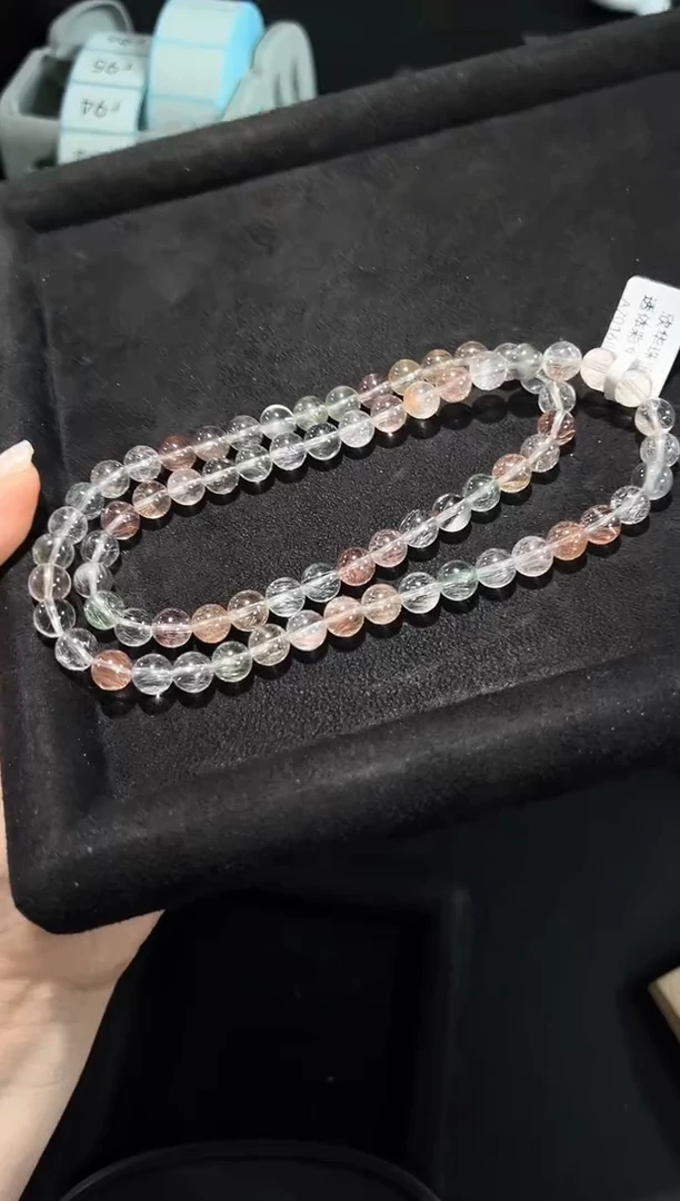 未镶嵌手串水晶69r多样性发其一【1条】默认微瑕7mm