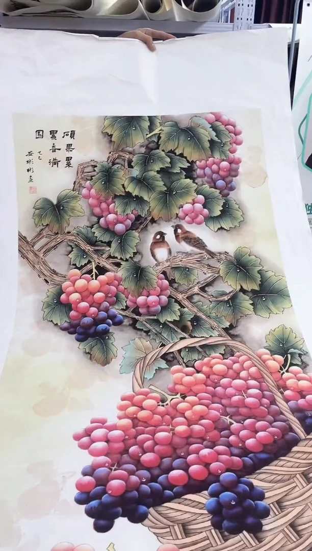 国画九霄甄选国画作品x014