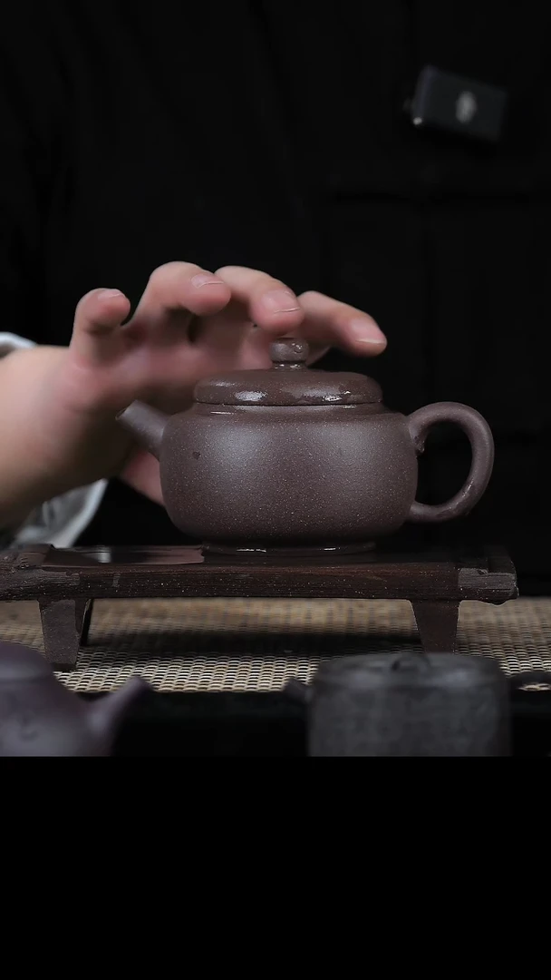 【闪购商品】手工原矿老天青恒壶  200cc