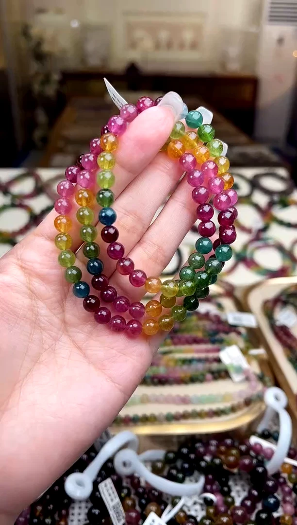 【闪购商品】碧玺/未镶嵌6mm+碧玺多圈多样性发货