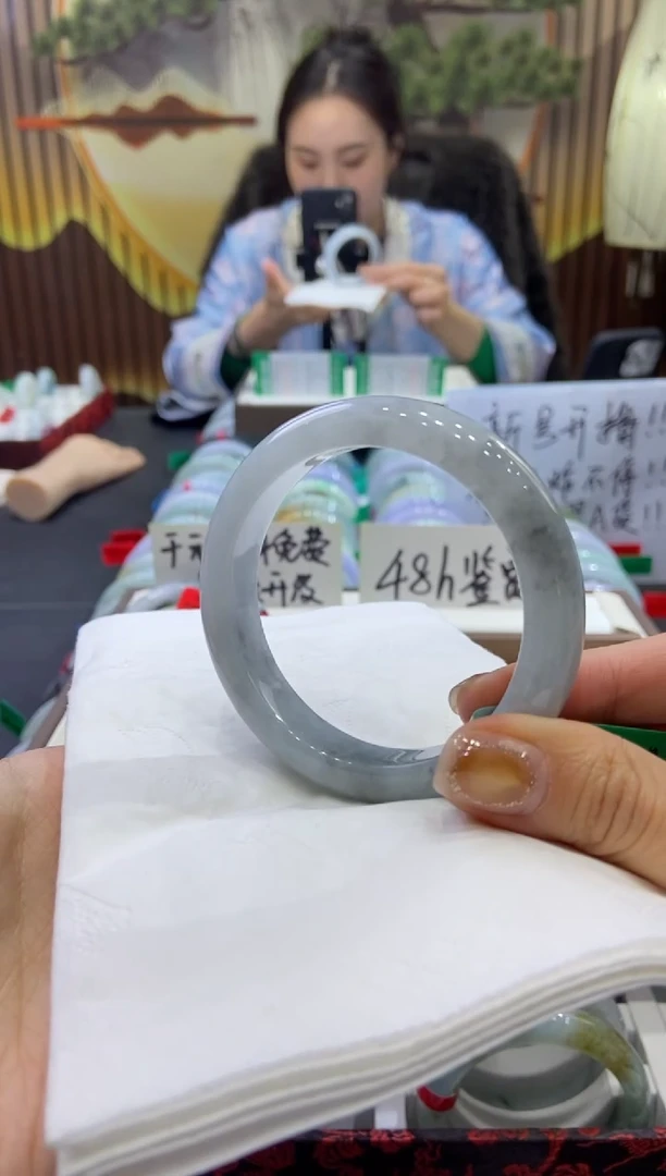 未镶嵌手镯翡翠0009120