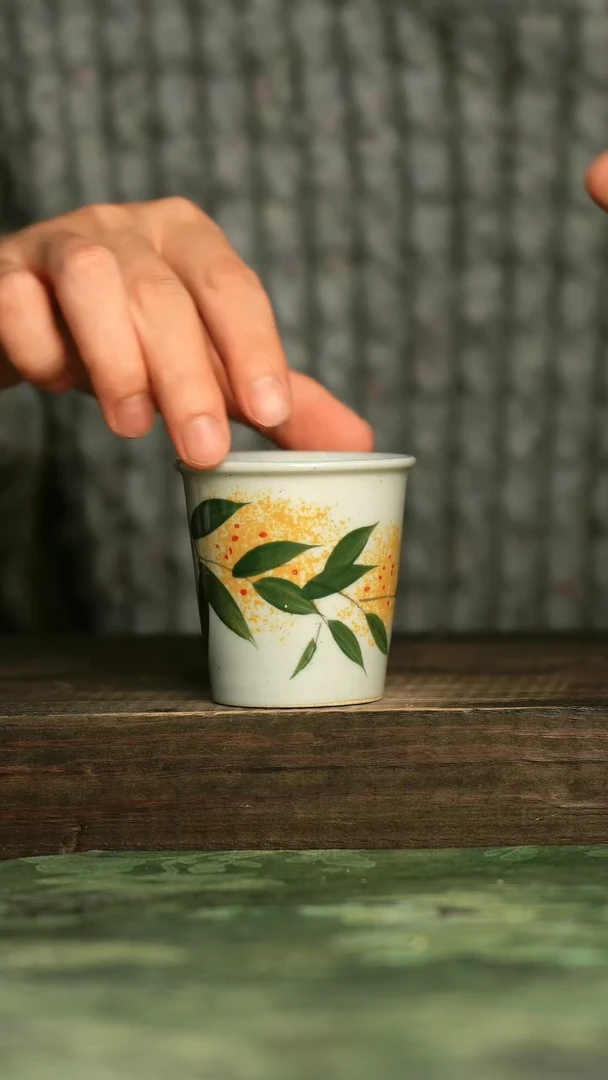 陶瓷青诗集手工手绘瓷器