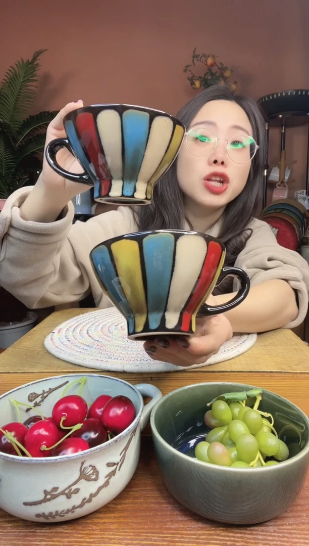 陶瓷300毫升咖啡杯 2件 微瑕疵