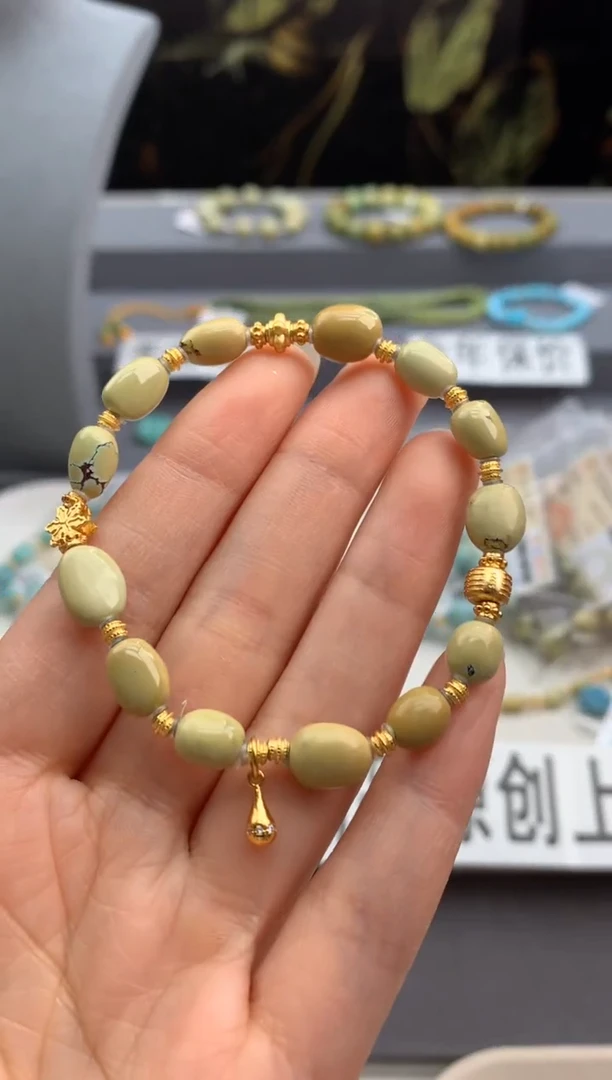 未镶嵌绿松石单珠茜.S92