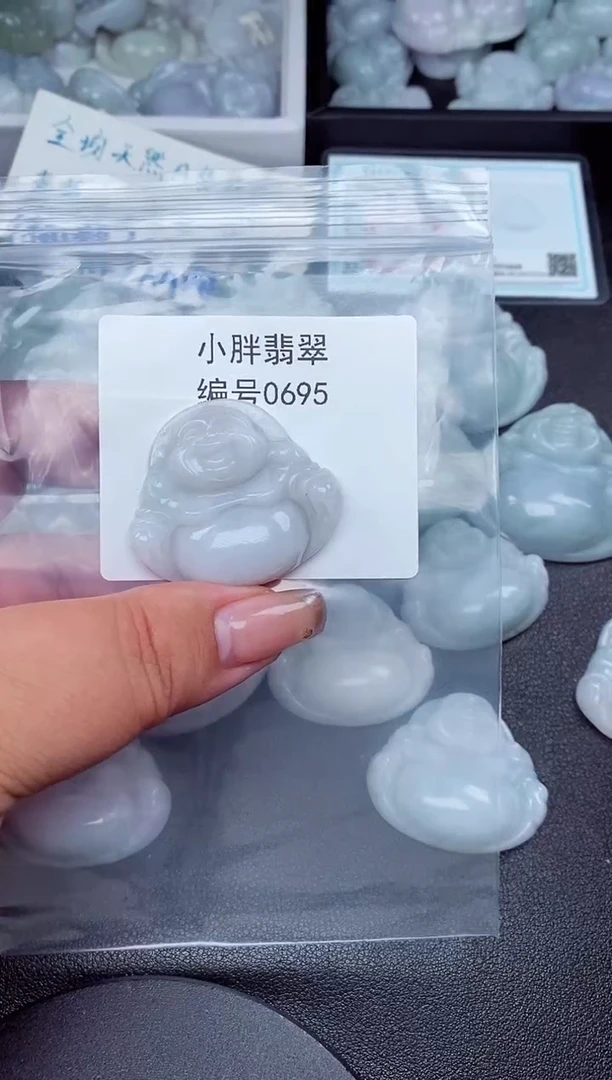 翡翠未镶嵌颈饰缅甸天然A货翡翠0695