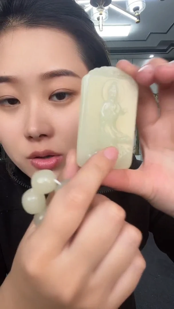 黄口双面观音+手串多样性发货一